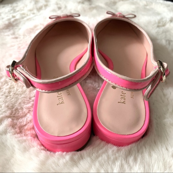 Kate Spade Pink Antibes Slingback Patent Flats - Picture 3 of 9